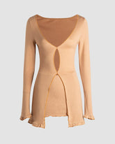 Strewth Split Wing Cardigan with Skirt